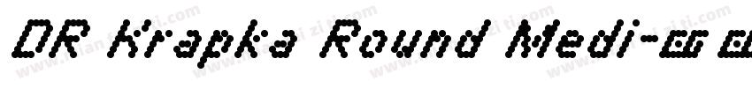 DR Krapka Round Medi字体转换